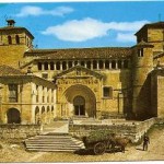 Postal Santillana del Mar. Real Colegiata. Fachada. 1979