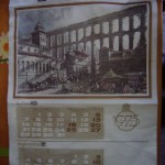 Hoja calendario. Vigo, 1975