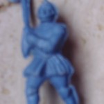 Soldado plástico medieval