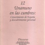 Unamuno en las cumbres Conocimiento de España y descubrimiento p