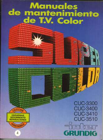 Manuales de mantenimiento de T.V. Color, inter Grundig