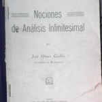 Nociones de Análisis Infinitesimal, José Oñate Guillén